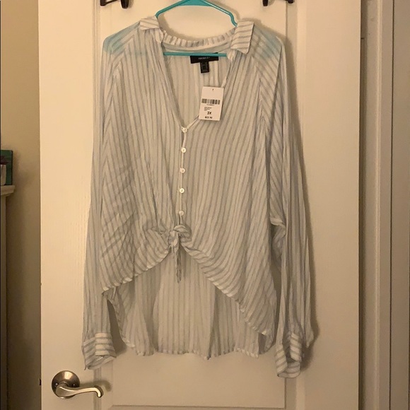 Long sleeved striped blouse - Picture 1 of 3